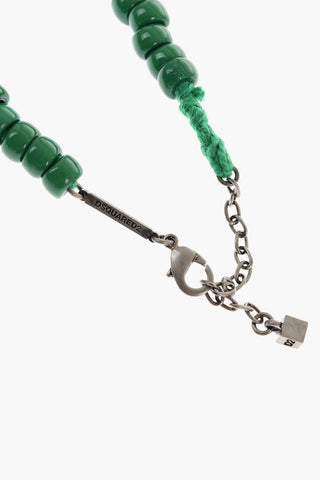 Collana in Tinta Unita Impreziosita da Perline