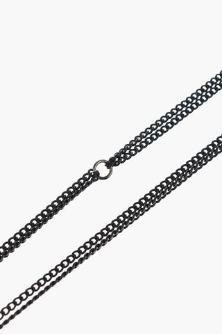 Metal JESUS Chain Necklace with Cross-Shaped Charms