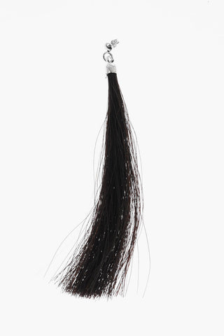 Solid Color FREE SPIRIT Single Earring with Horsehair Pendant