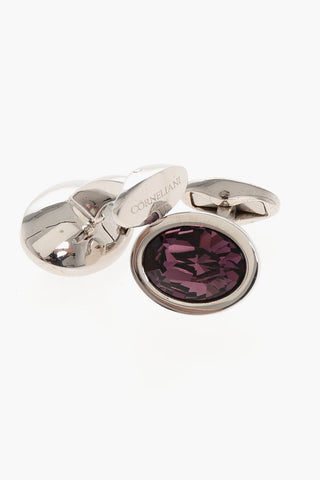 Gemelli in Ottone con Swarovski