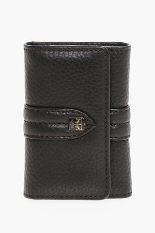 Textured Leather Key Case