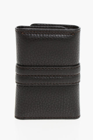 Textured Leather Key Case