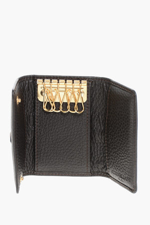 Portachiavi a Bustina in Pelle Martellata