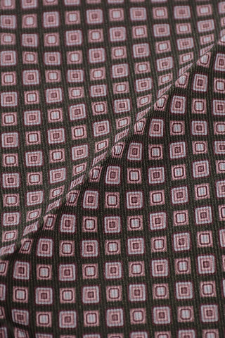 Einstecktuch aus Seide mit geometrischem Muster