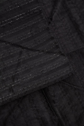 CC COLLECTION Einstecktuch aus Seide mit Lurex-Motiv