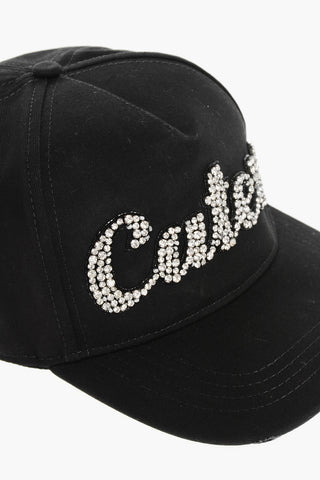 Cappello Da Basell a Tinta Unita con Dettaglio Gioielli