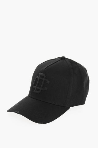 Cappello da Baseball a Tinta Unita Con Monogram Tono su Tono