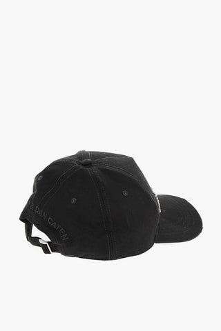 Solid Color Cap with Rhinestone Embellished Logo