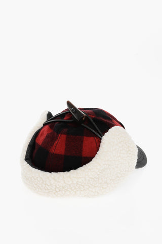 Cappello Baseball in Misto Lana a Quadri 