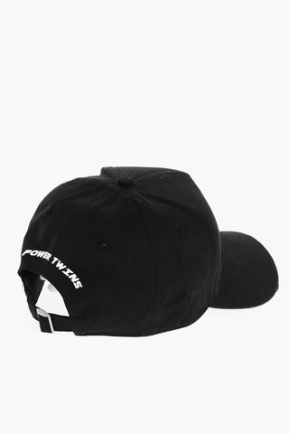 Einfarbige Baseballkappe POWER TWINS mit kontrastierendem Logo