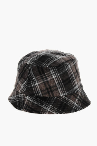 ICON Cappello Bucket Motivo Plaid Reversibile 