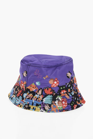Patterned Nylon Bucket Hat GAMING
