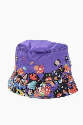 Patterned Nylon Bucket Hat GAMING