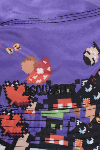 Patterned Nylon Bucket Hat GAMING