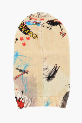 Embroidered Wool STREET ART Balaclava