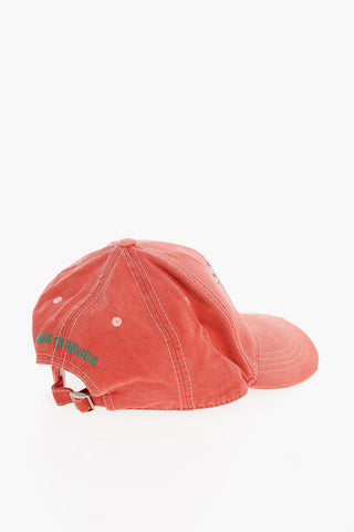 Faded Effect Cotton Gabardine BACK TO BASICS Cap