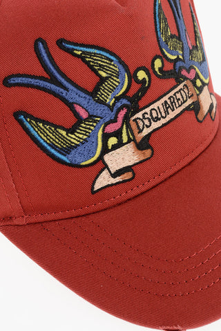 Cotton Cap with Frontal Logo Embroidery