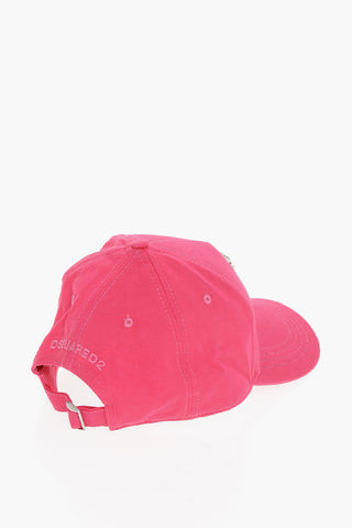 Cappello da Baseball in Twill di Cotone con Monogram Gioiello