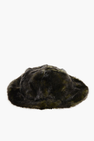 Cappello Bucket in Pelliccia Ecologica
