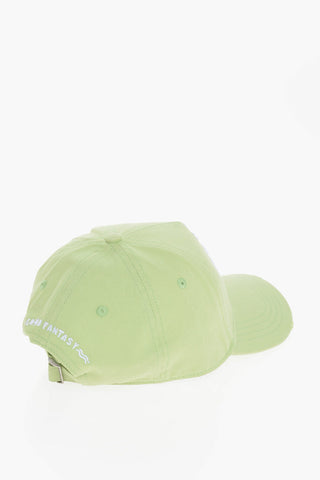 Cotton Twill Cap with Good Vibes Embroidery