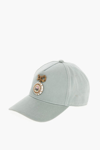 Cotton Cap with Frontal Charm