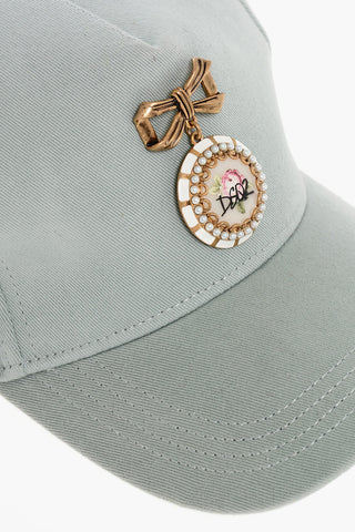 Cotton Cap with Frontal Charm