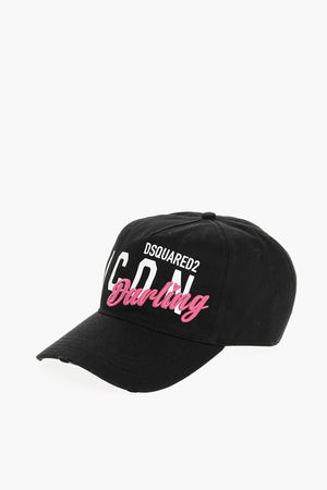 ICON Solid-Color Baseball Cap DARLING with Embossed Detail