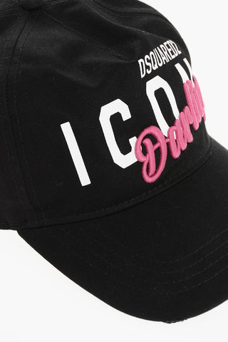 ICON Solid-Color Baseball Cap DARLING with Embossed Detail