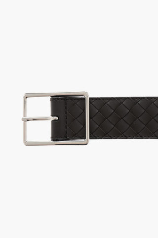 Woven Leather Belt 35mm