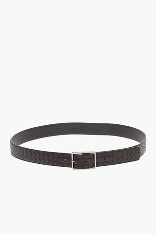 Woven Leather Belt 35mm