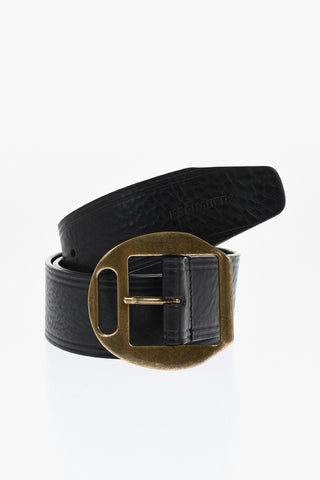 Solid Color Leather Belt 45mm