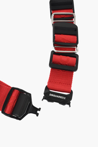 Nylon Tactical Belt with Metal Details 40mm