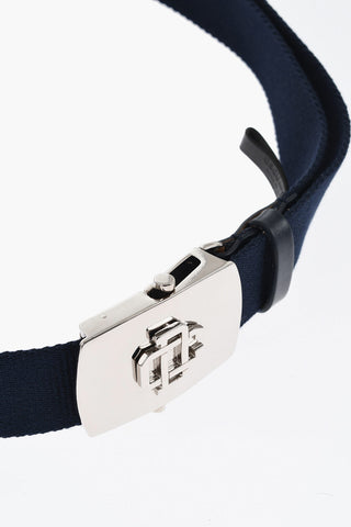 Solid Color Industrial Belt with Military Buckle 35mm