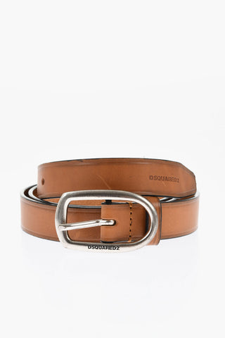 Solid Color Leather Belt 25mm
