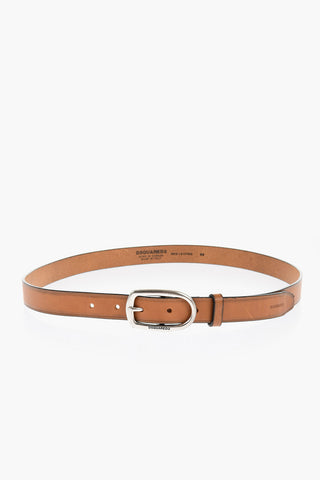 Solid Color Leather Belt 25mm