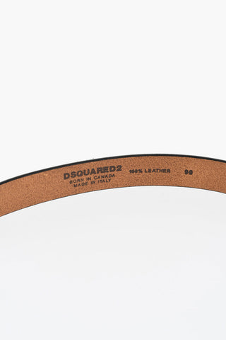 Solid Color Leather Belt 25mm