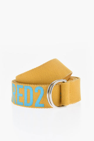 Solid Color ONE LIFE ONE PLANET Belt with D-Ring Buckle 40mm