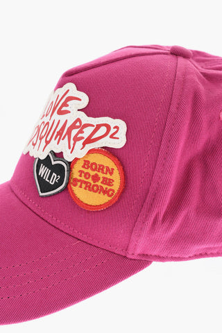 Cotton Gabardine CATEN TEAM Cap with Patches