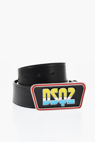Leather GAMING Belt with Logoed Buckle 40mm