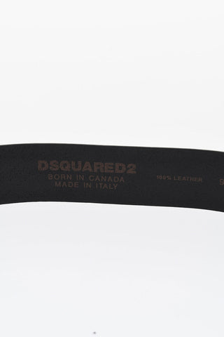 Leather GAMING Belt with Logoed Buckle 40mm