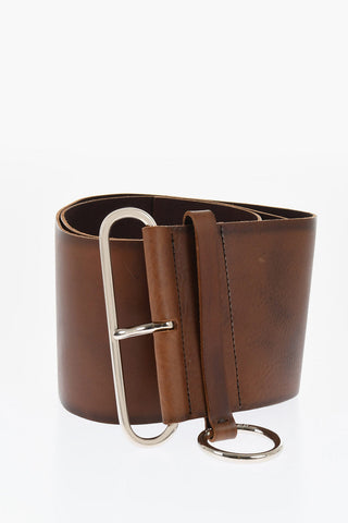 Leather Oversized Belt 110mm