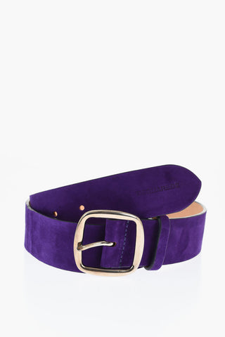 Solid Color Suede Belt 40mm