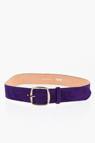 Solid Color Suede Belt 40mm