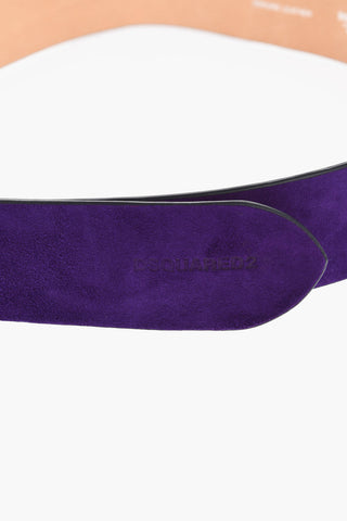 Solid Color Suede Belt 40mm