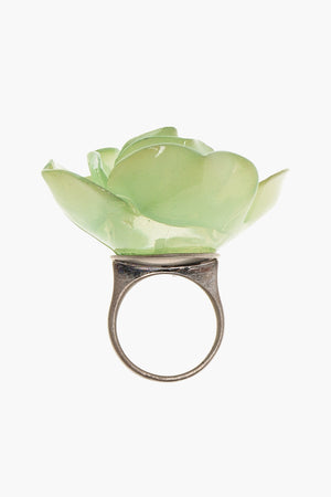 Ring with Oversized Rose