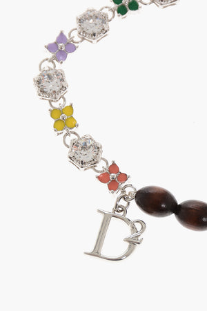 Armband halb Charms, halb Holzperlen