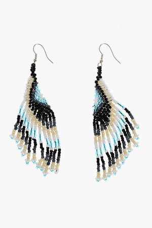 Beaded Pendant Earrings