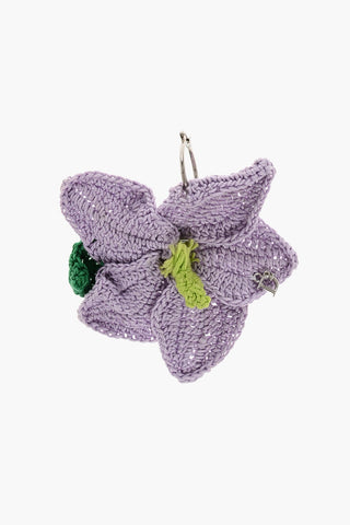 Single Flower Crochet Earring