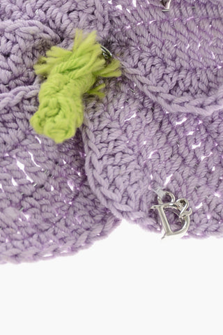 Single Flower Crochet Earring