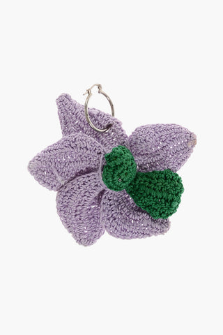 Single Flower Crochet Earring